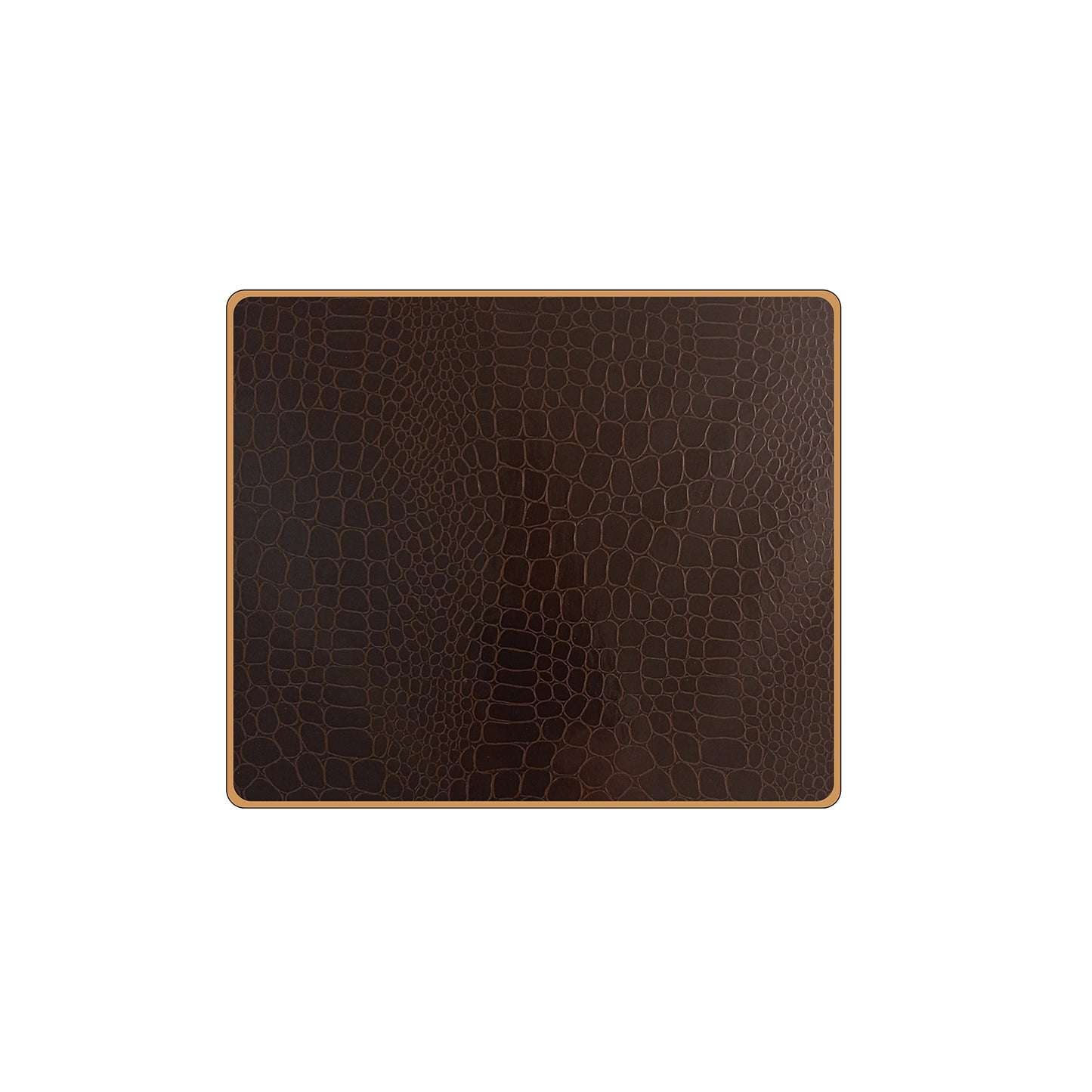 Texture Tablemats Croc Brown