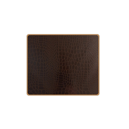 Texture Tablemats Croc Brown