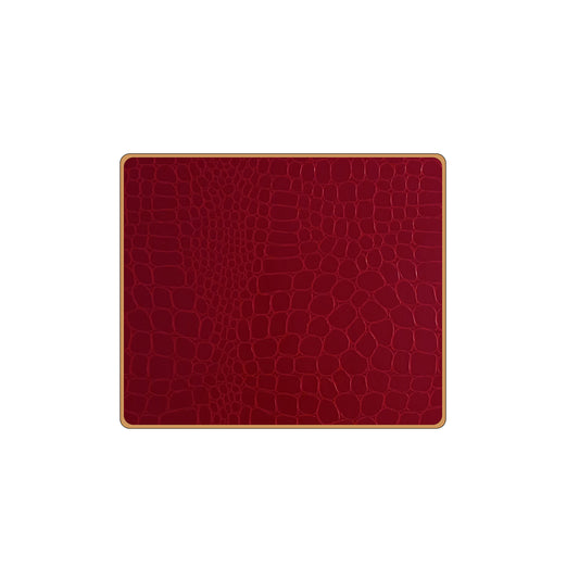 Texture Tablemats Croc Burgundy
