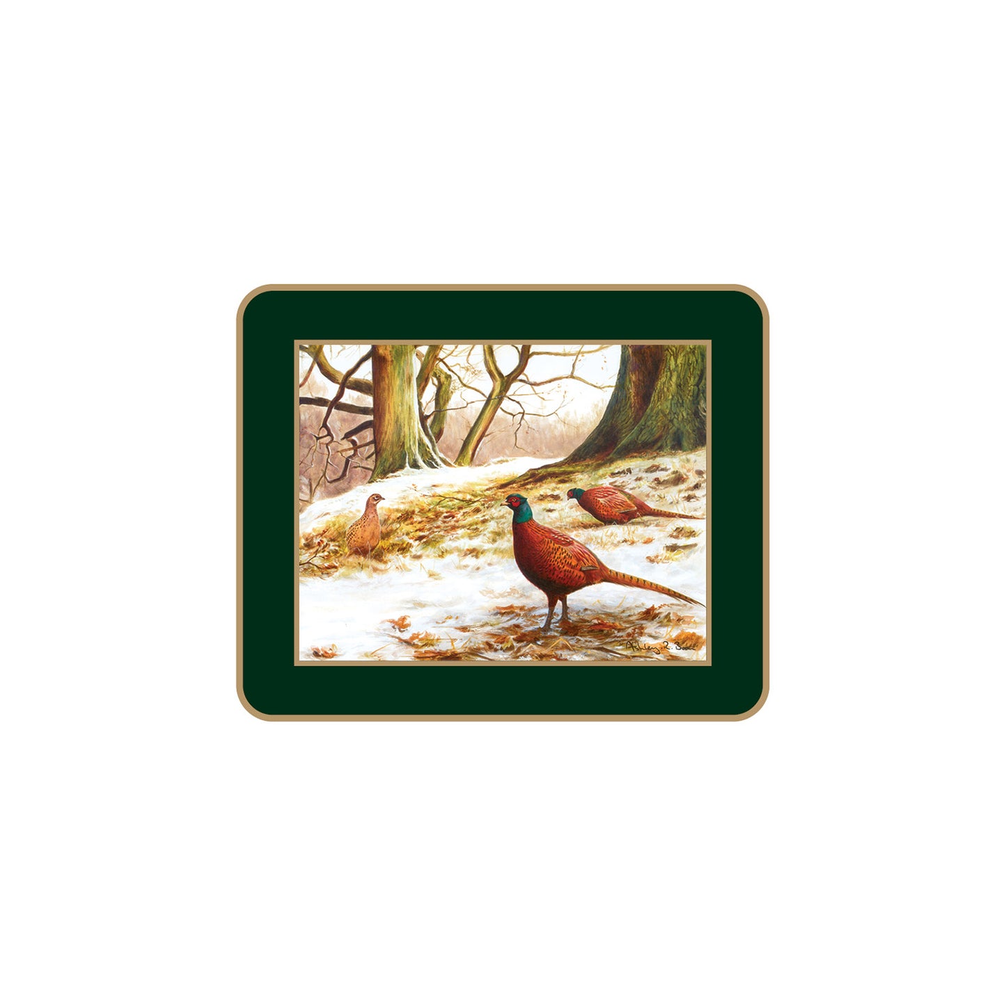 Traditional Coasters Game Birds