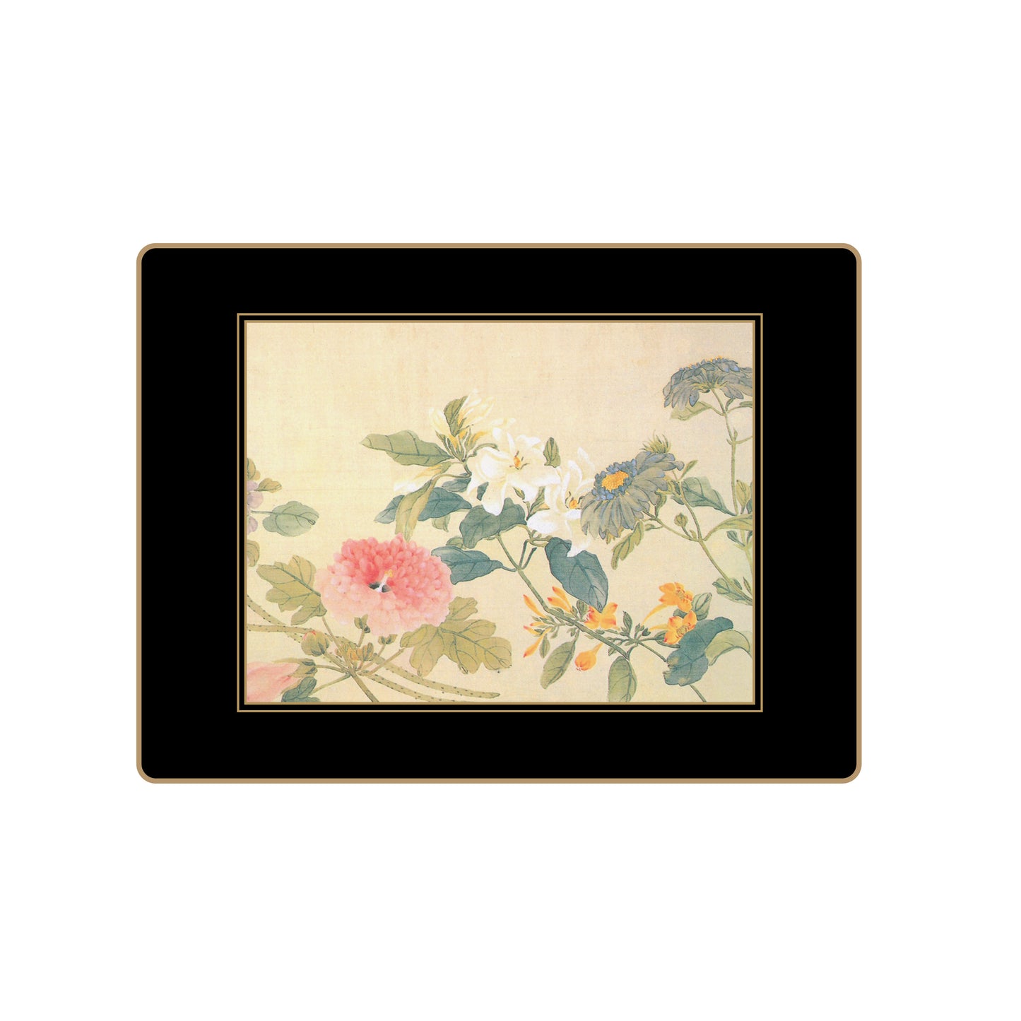 Traditional Placemats Chinese Flowers